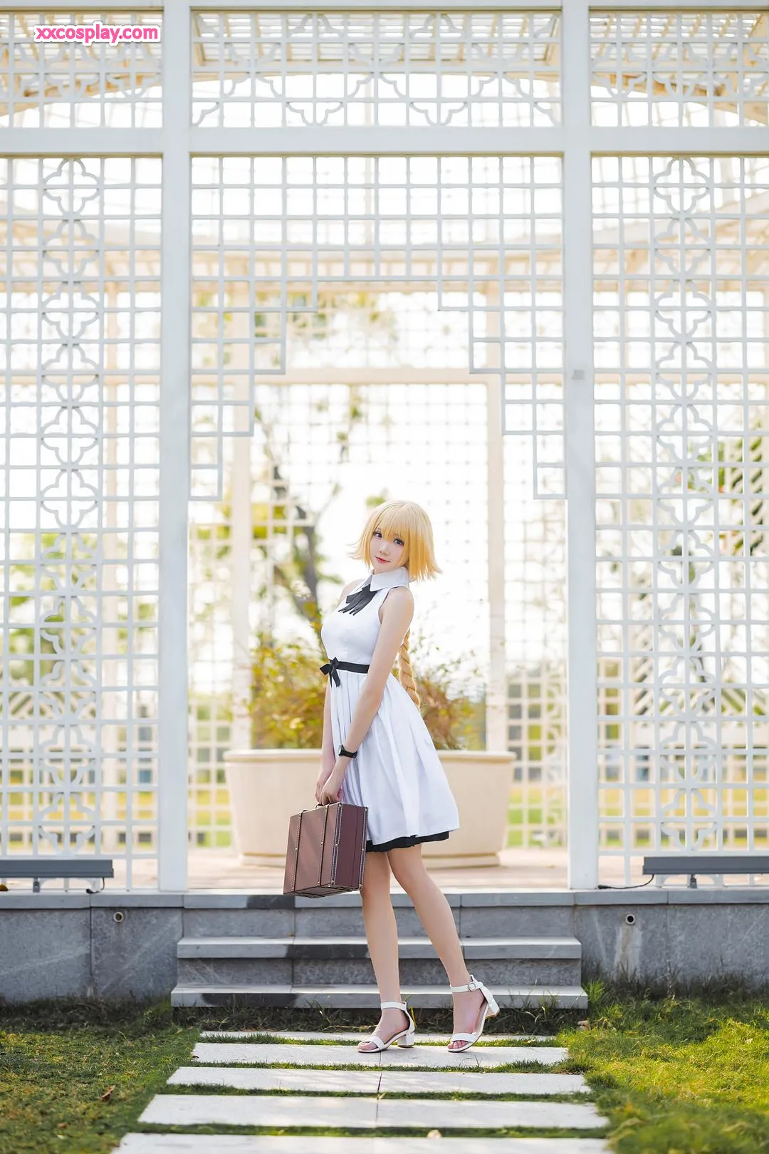 Guaxi Chan as Jeanne d'Arc - 3rd Anniversary White Dress